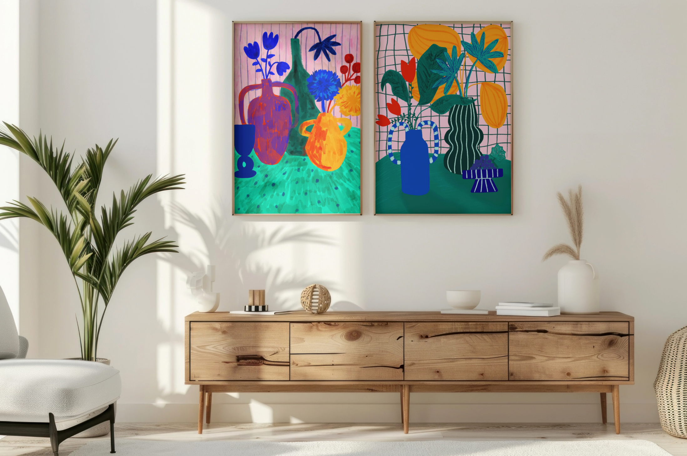 Teresa Rego - Wholesale Art Print - Grapes and Leaves Fine ARt Print2