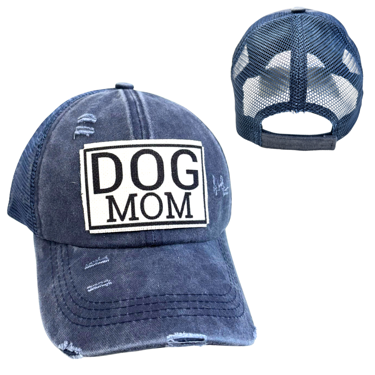 dkhandmade - Vente Casquette de camionneur – femme - CASQUETTE DE BALLE POUR CHIEN | CHAPEAU POUR FEMME | EFFET VIEILLI3