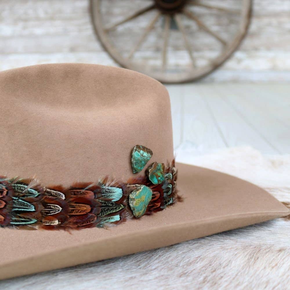 Willow Lane Hat Co. - Wholesale Hat Accessory - Women's - Natural Turquoise Hat Pin1