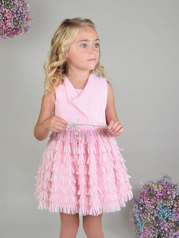 Girl's Fringe Dress for wholesale by Amaya