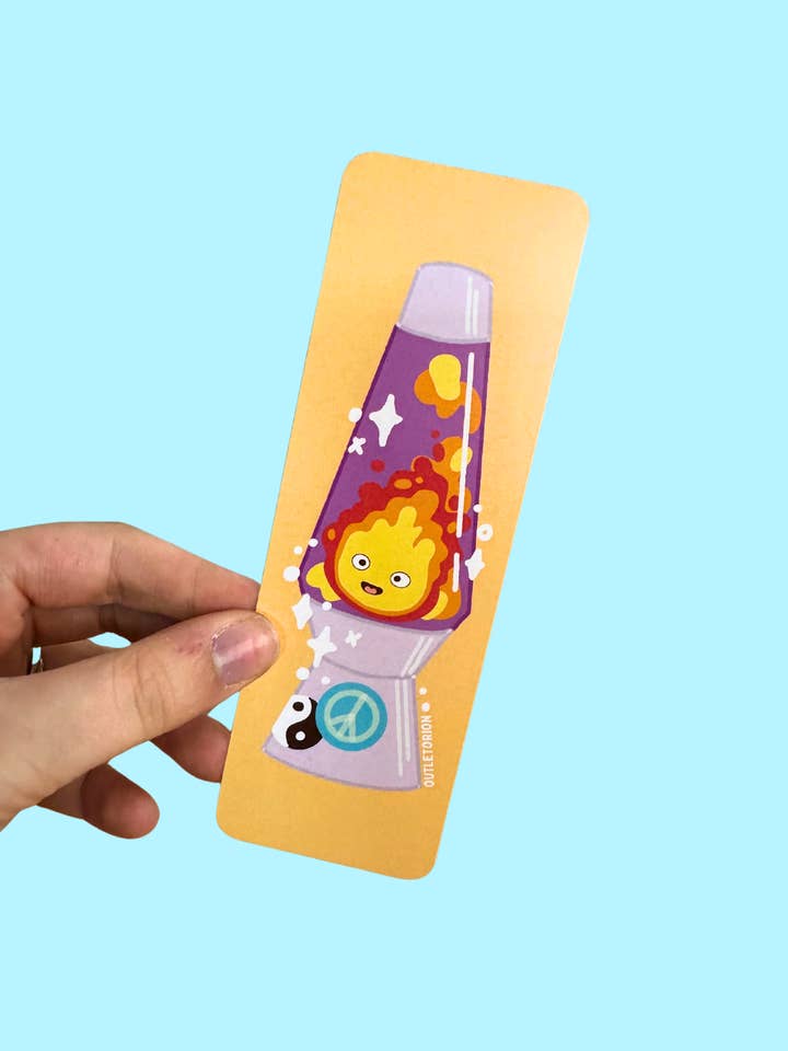 Calcifer Lava Lamp Paper Bookmark for wholesale by Outlet Orion