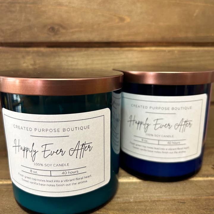 Happily Ever After - Soy Wax Candle - 8oz Tumbler for wholesale by Created Purpose Boutique