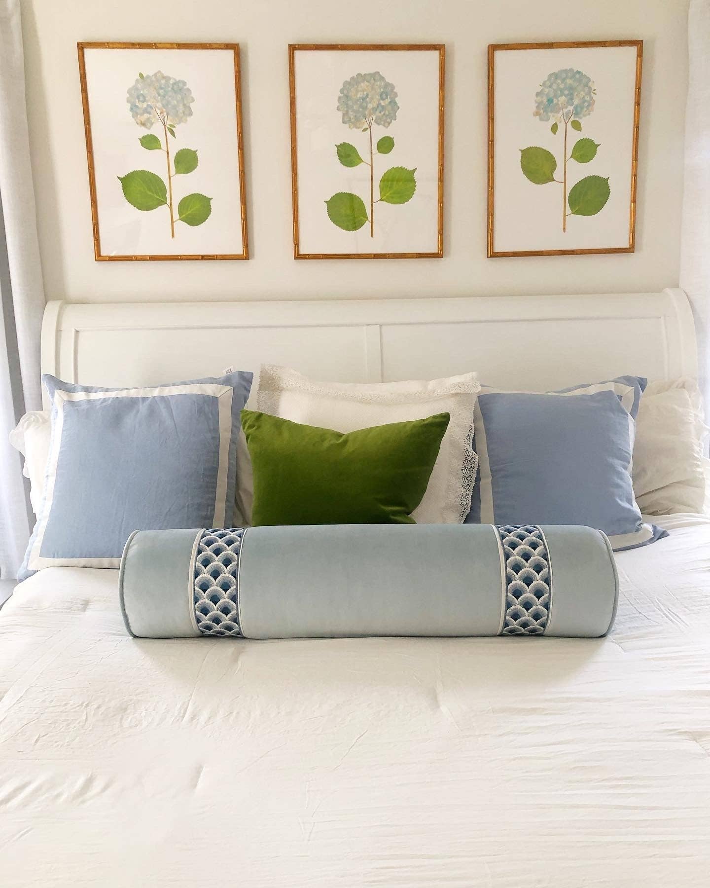 MK Decker Designs - Wholesale Gallery Wall Set - "Blue Hydrangea"11