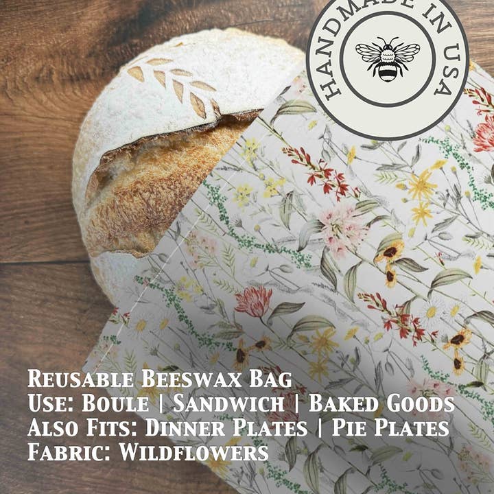 Five Oaks Farm – Großhandel Verpackung/Beutel zur Aufbewahrung von Lebensmitteln – Brotbeutel | Bienenwachsbeschichtet70