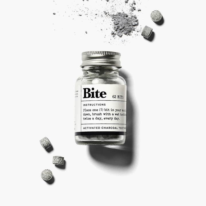 BITE - Wholesale Toothpaste - Toothpaste Bits Fluoride-Free - 1oz - Charcoal0