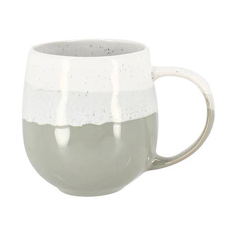 Amande green striped mug
44cl in stoneware for wholesale by Novastyl