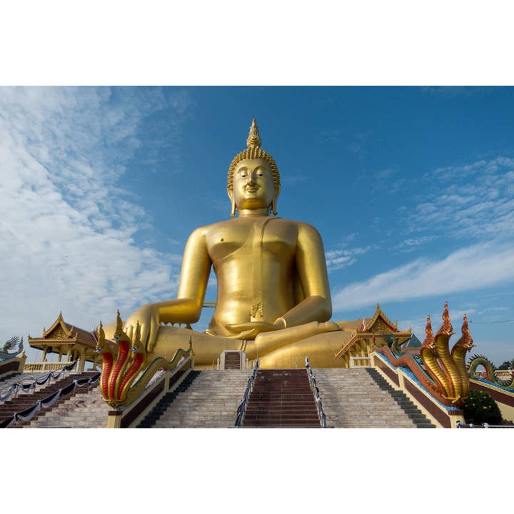 Great Buddha of Thailand Wat Muang Monastery Photo Photograph Wall Art for wholesale by Gotham Gifts