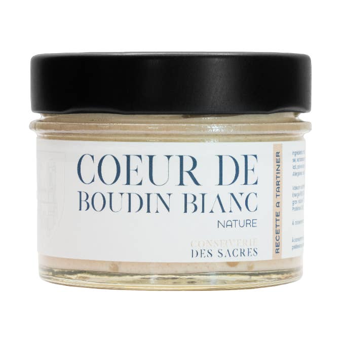 Coeur de Boudin Blanc Nature pour la vente par Conserverie des Sacres