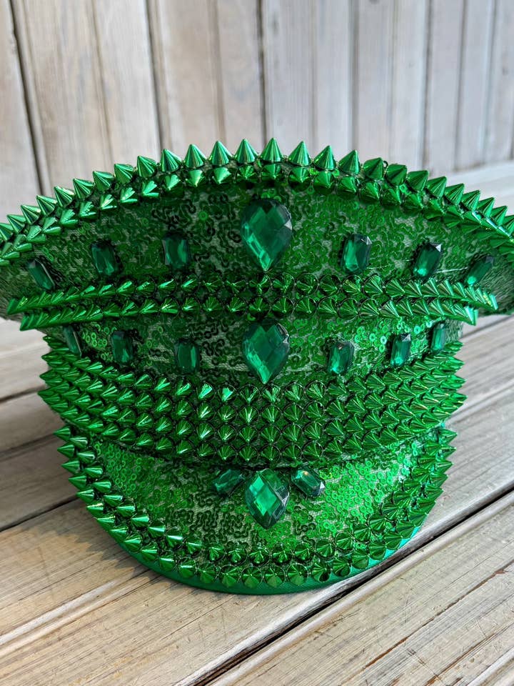 Nola Mercantile - Wholesale Costume - Women's - Conductor Hat-green