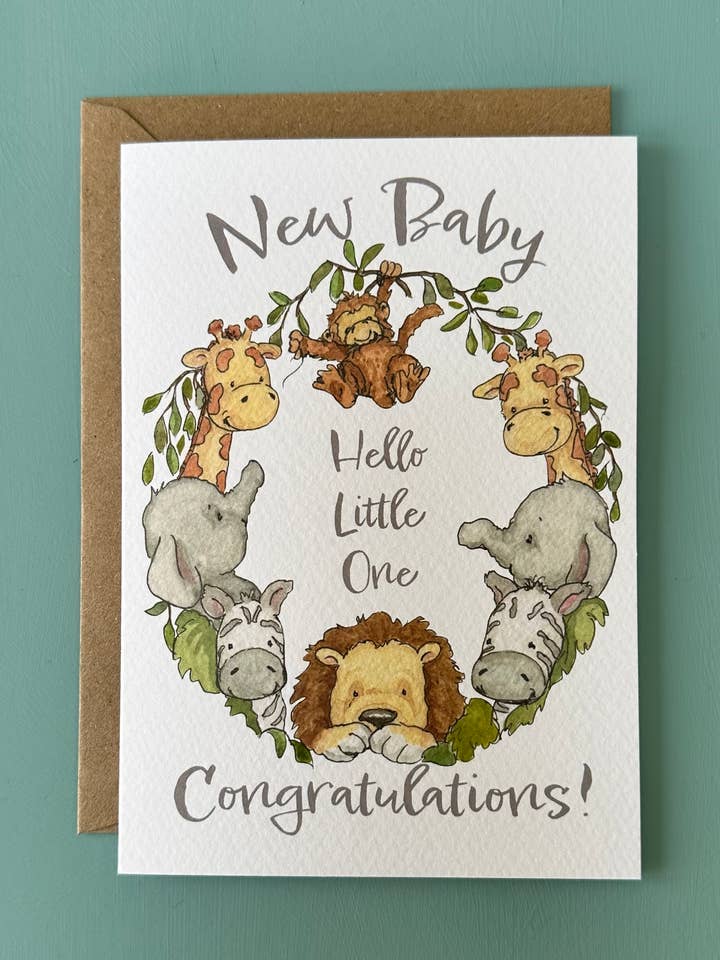 New Baby Card for wholesale by Ted 'n' Tails