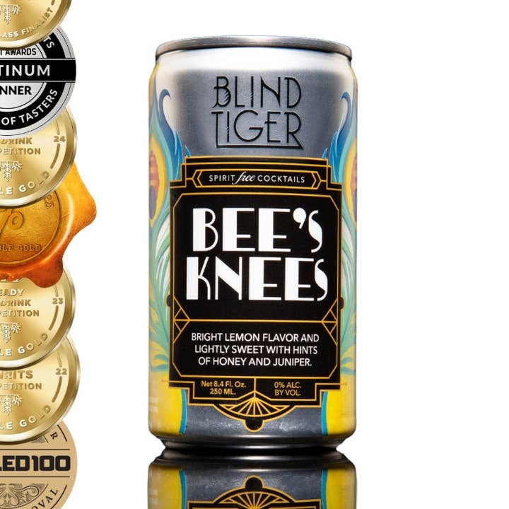 Blind Tiger Spirit-Free Cocktails - Wholesale Non-Alcoholic Aperitif/Mocktail - Bee's Knees Non-Alcoholic RTD Cocktail & Mixer0