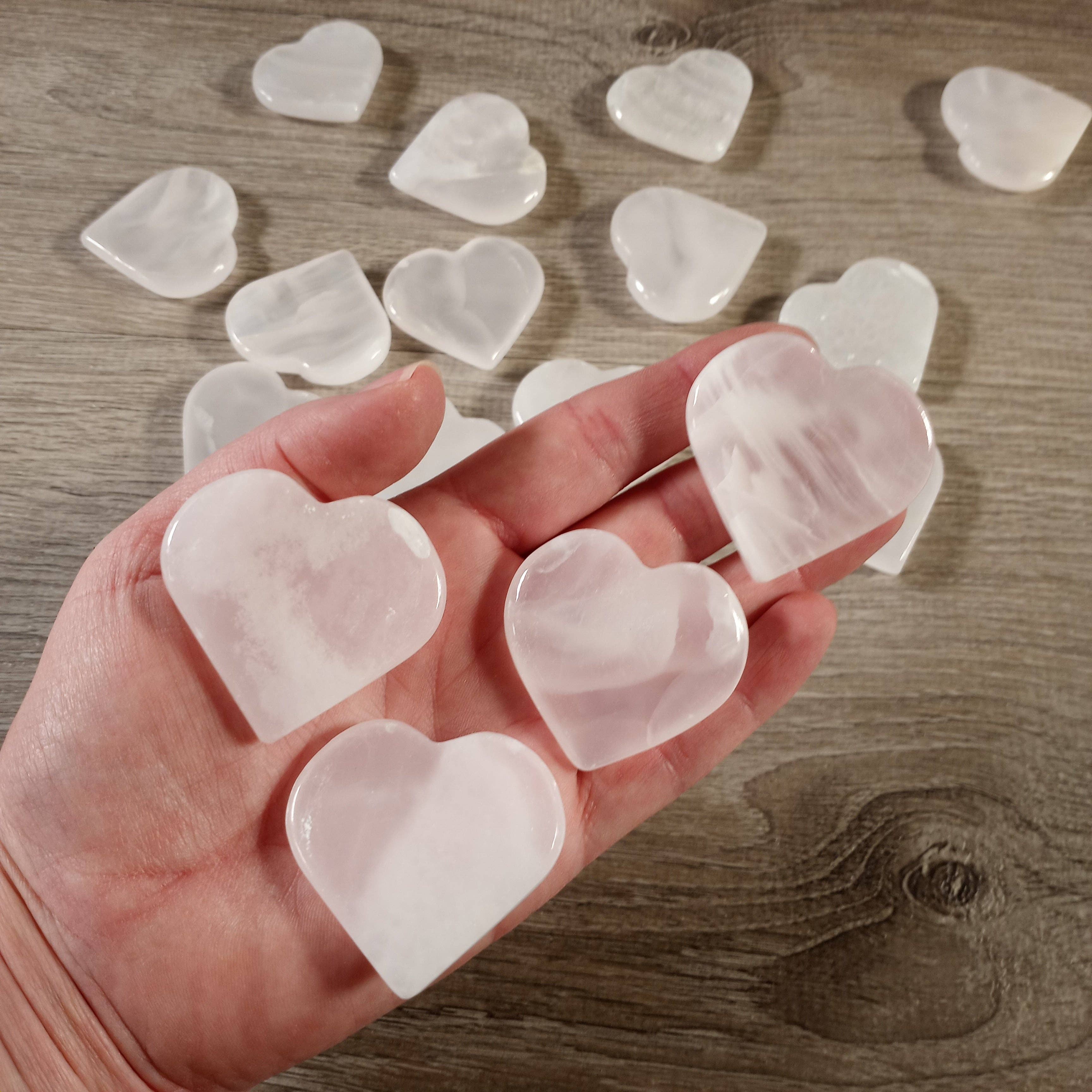 Keystone Crystals - Wholesale Spiritual stone/crystal - Heart-Shaped Gemstone Worry Stones – for Gift Shops4