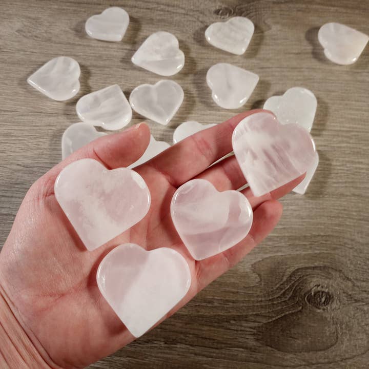 Keystone Crystals - Wholesale Spiritual stone/crystal - Heart-Shaped Gemstone Worry Stones – for Gift Shops4