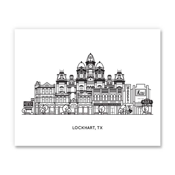 Lockhart, Texas Kunstdruck für den Großhandel von Kelly Renay