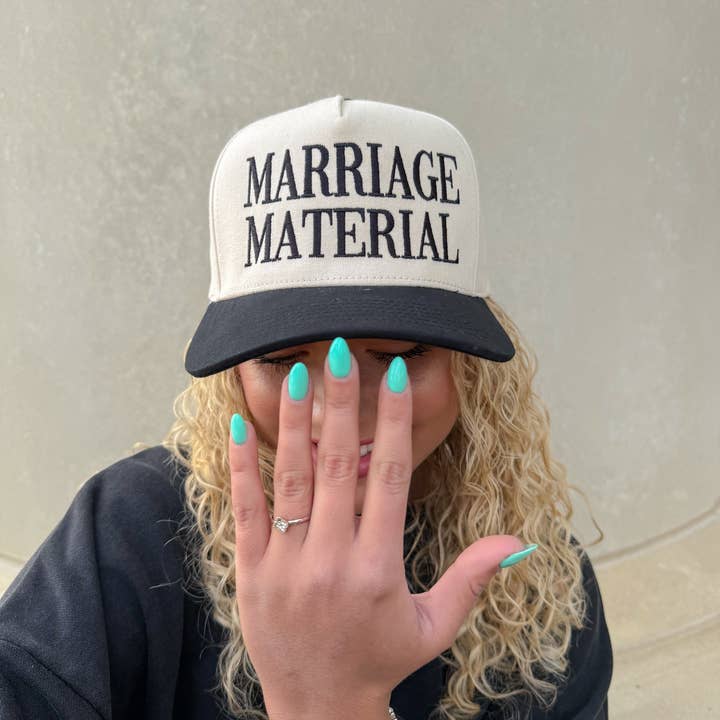 C.C Beanie - Wholesale Trucker Hat - Women's - Marriage Material C.C Embroidered Trucker Hat TCM0002