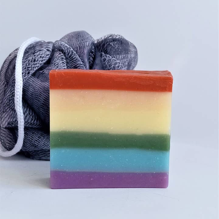 Prismatic soap for wholesale by Soapluscious