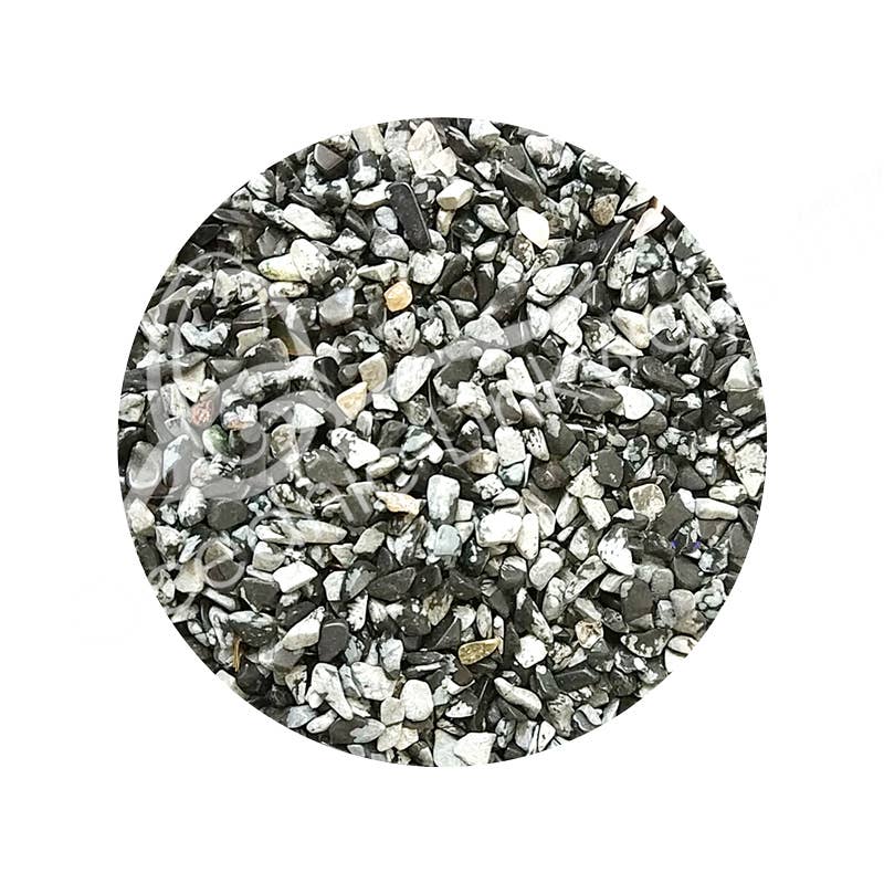 Oceanic Linkways Inc – Engroshandel Spirituelle sten og krystaller – (KG)TUMLEDE CHIPS - OBSIDIAN, SNEFNUG 5-7 MM0