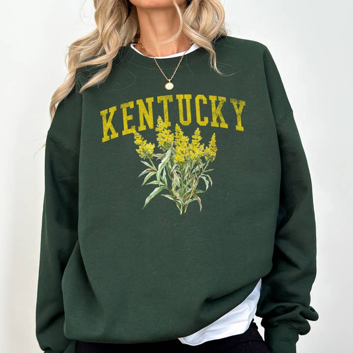 Refinery Number One LLC - Wholesale Graphic Sweatshirt - Unisex - Kentucky State Flower Sweatshirt