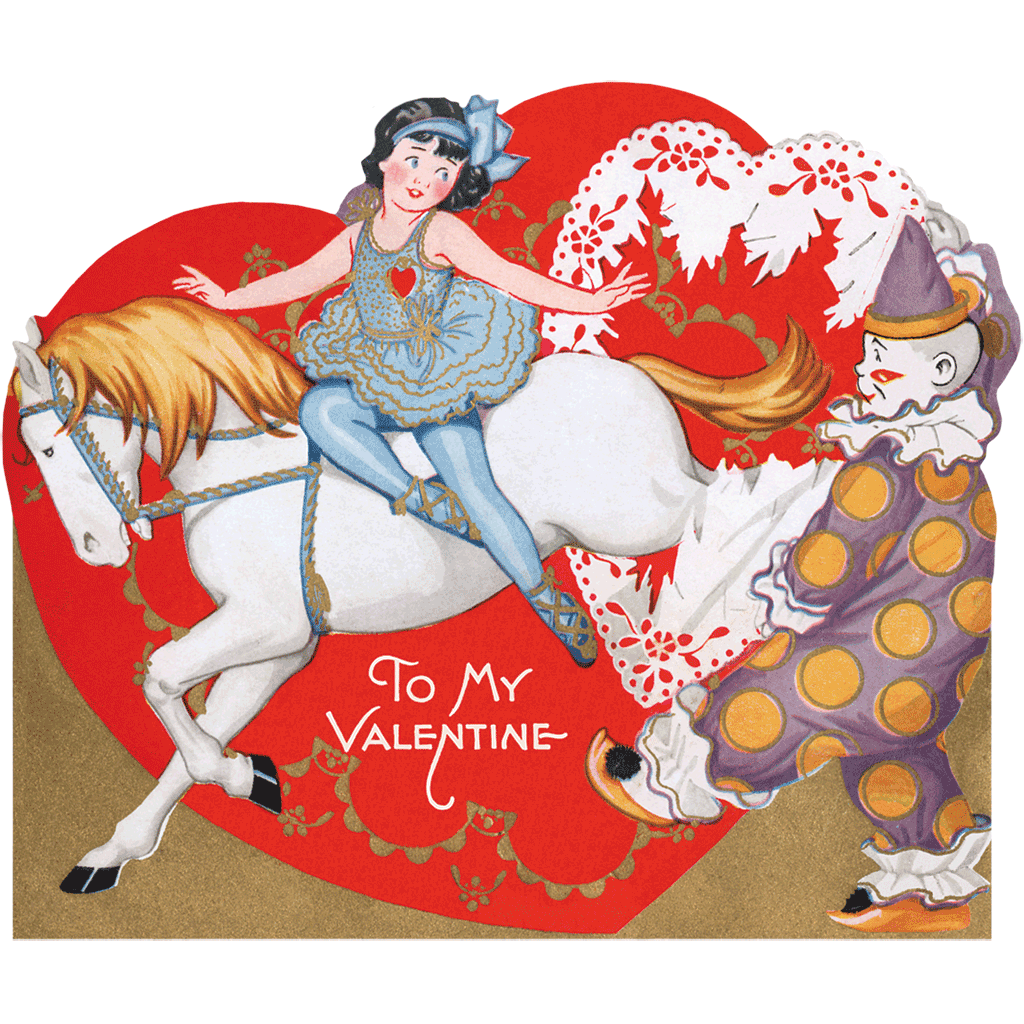 Laughing Elephant - Wholesale Valentine's Day Card - Retro Valentines - Valentines Packet13