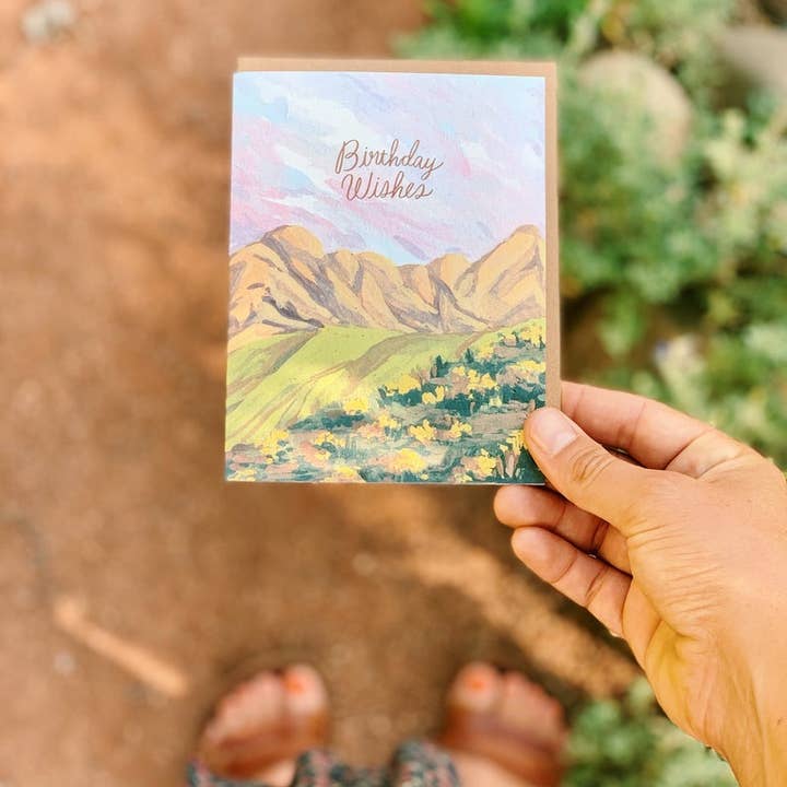 Little Salt Wagon - Wholesale Birthday Card - Birthday Wishes Mountain Greeting Card For Him7