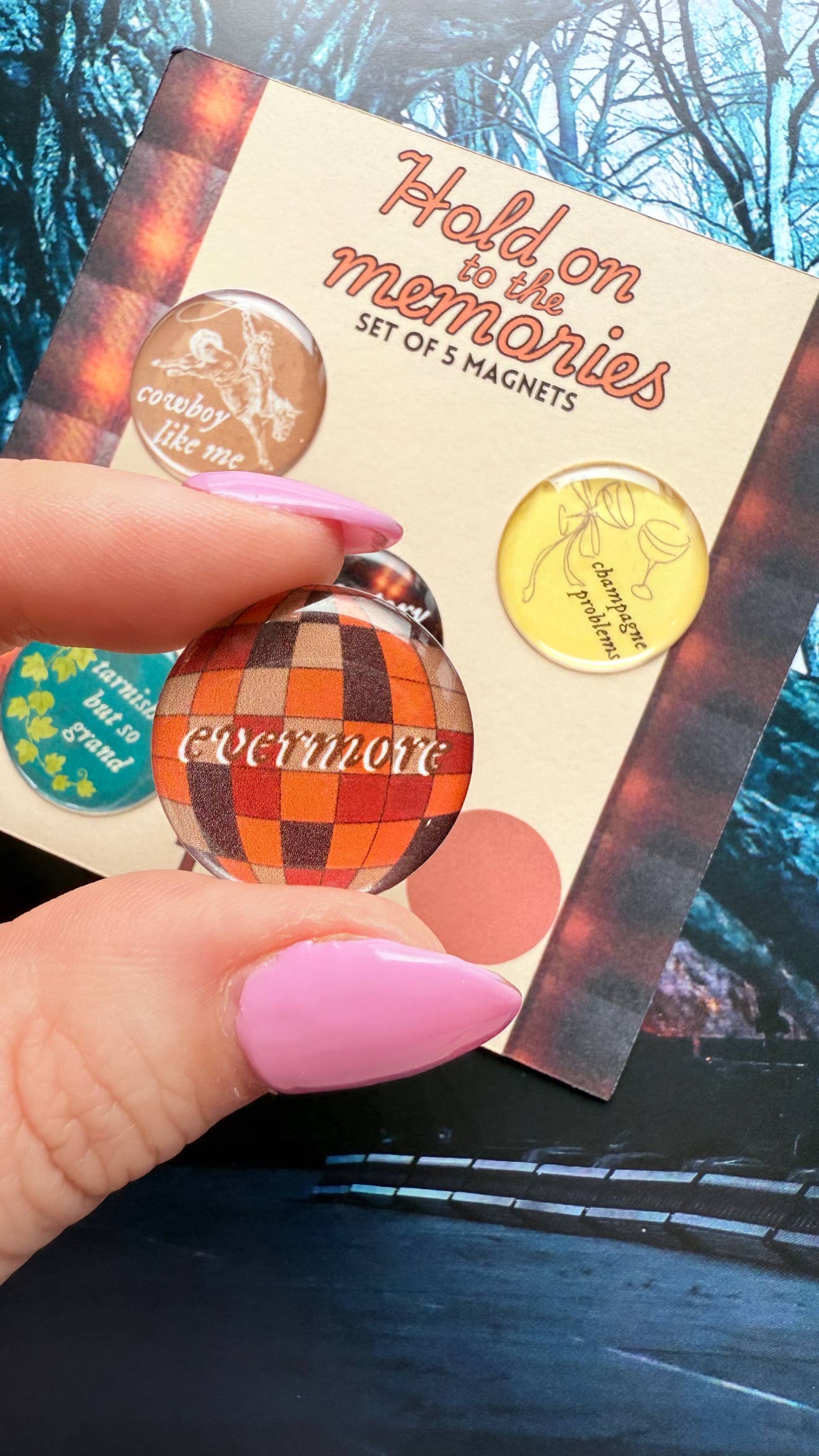 Typo Lettering Co - Wholesale Magneet - Tay Inspired Evermore 5-pack magneten5