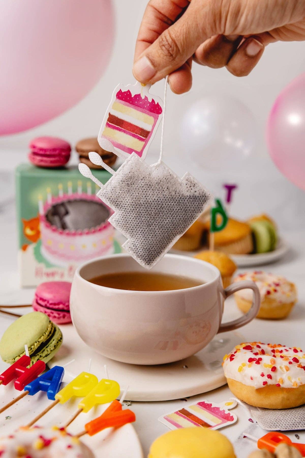 Tea Heritage - Wholesale Tea Bags - Birthday Tea Gift Box – 10 Cake-Shaped Sachets1