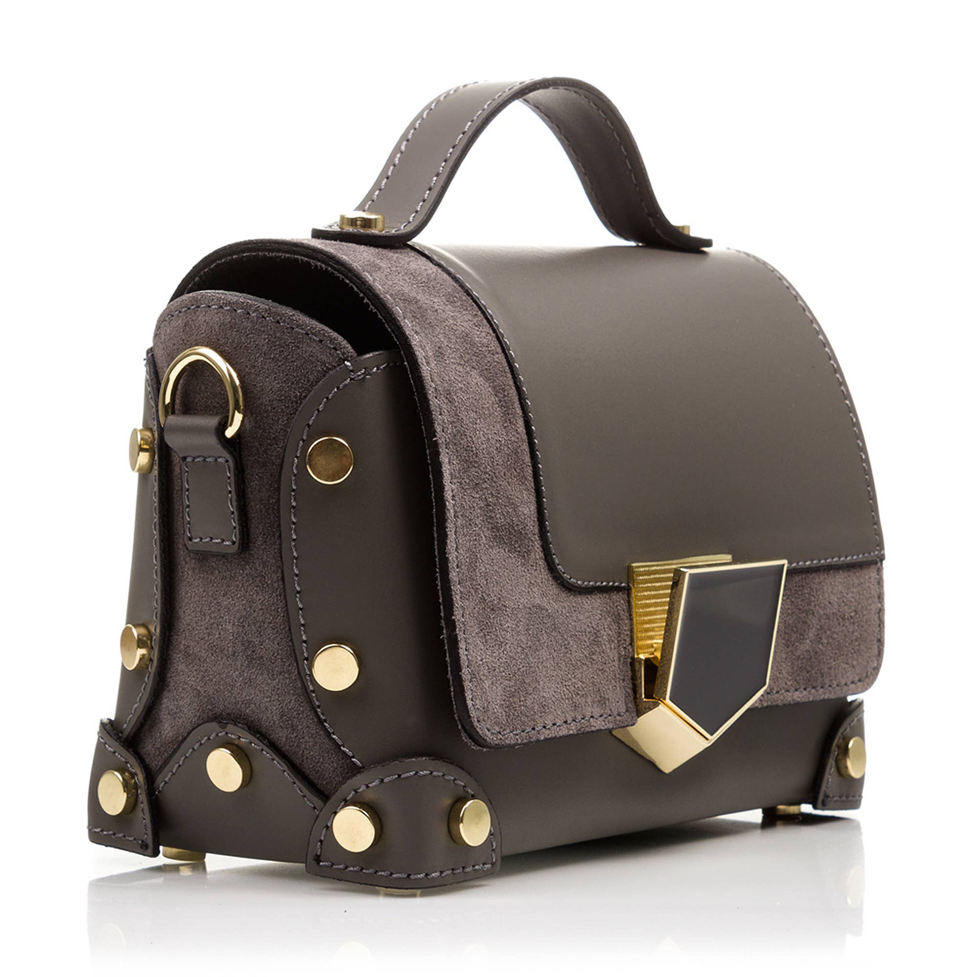 FIRENZE ARTEGIANI – Mala com alça superior – Mulher por atacado – Bolsa feminina Agerola. Couro genuíno Ruga Suede9