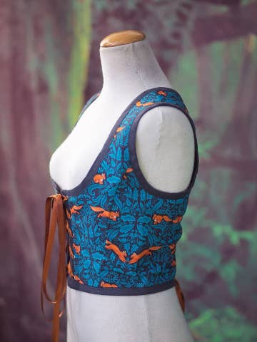 Costurero Real - Wholesale Corset - Women's - Squirrel bodice, William Morris style Renaissance corset1