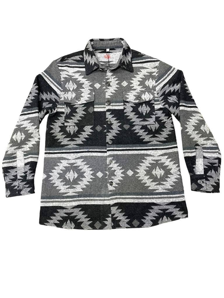 Nativo - Wholesale Button Down Shirt - Men's - SW01 - Button up Sweater Shirt2