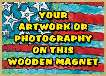 SJT Enterprises, Inc. - Vendita all'ingrosso Calamite - Calamita da frigo in legno personalizzata - 2,5" x 3,5" e solo 24 MOQ!0