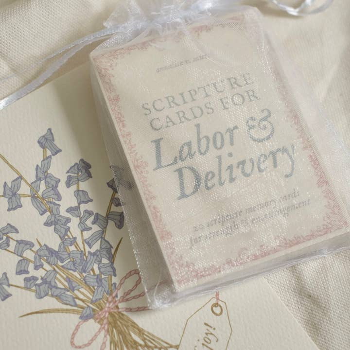 annalisa v. sawtell - Wholesale Stationery/Notecard Set - Scripture Cards for Labor & Delivery (Set of 20) | Christian8