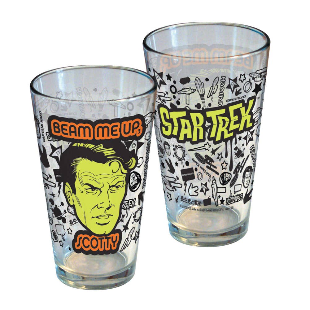 Official Store - Venta al por mayor Jarras de cerveza - Star Trek - Vaso de Cerveza "Beam Me Up Scotty"0