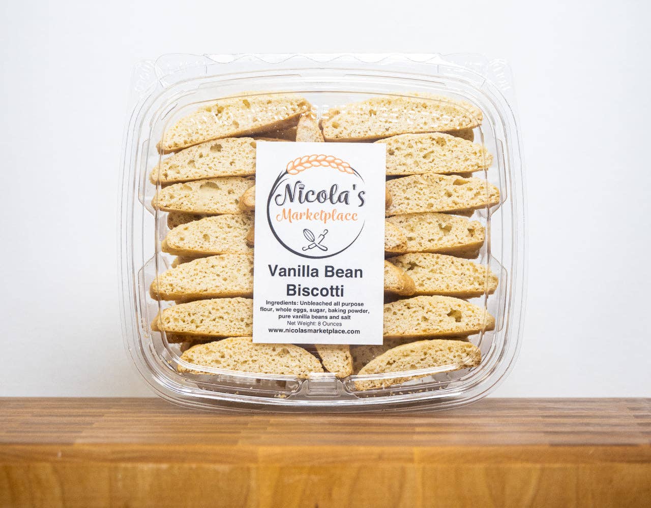 Nicola's Marketplace - Wholesale Cookie - Vanilla Bean Biscotti1