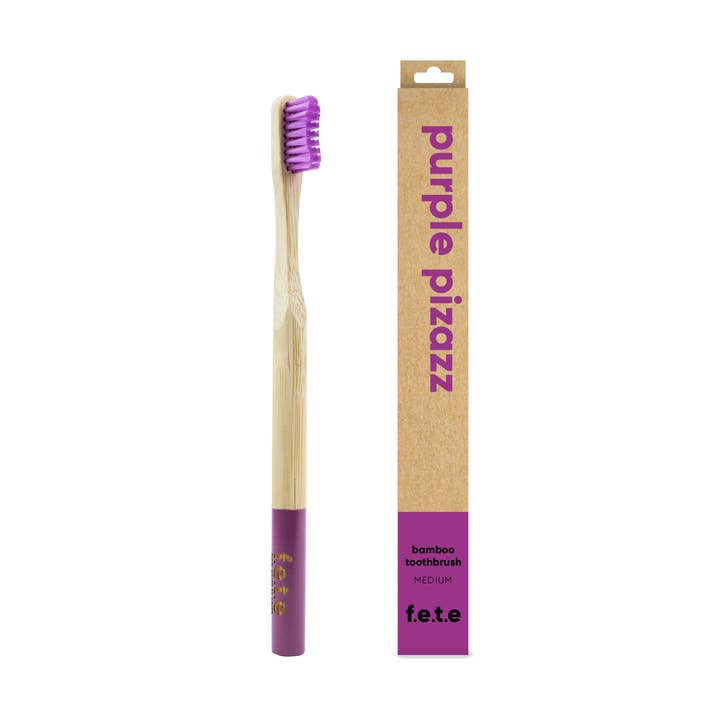 from earth to earth USA - Wholesale Toothbrush - f.e.t.e | Adult's Medium Bamboo Toothbrush