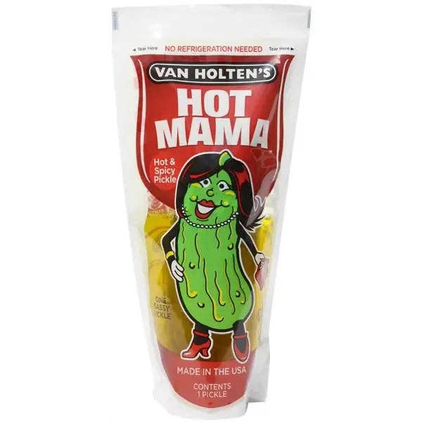 Echo Sales Canada - Wholesale Pickled Vegetables - Van Holten's Hot Mama Pickles in a pouch 12ct