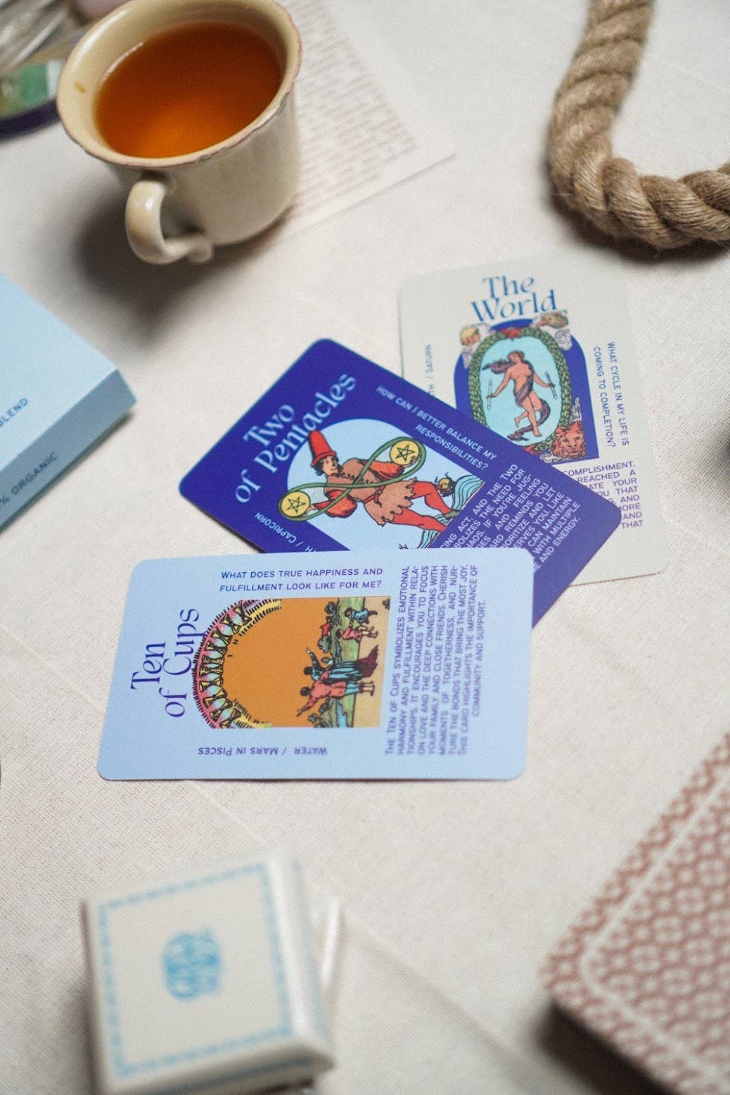 FLEURS - Wholesale Tarot/Oracle Card - TALIA TAROT DECK  ❈ with correspondence/messages + astrology7