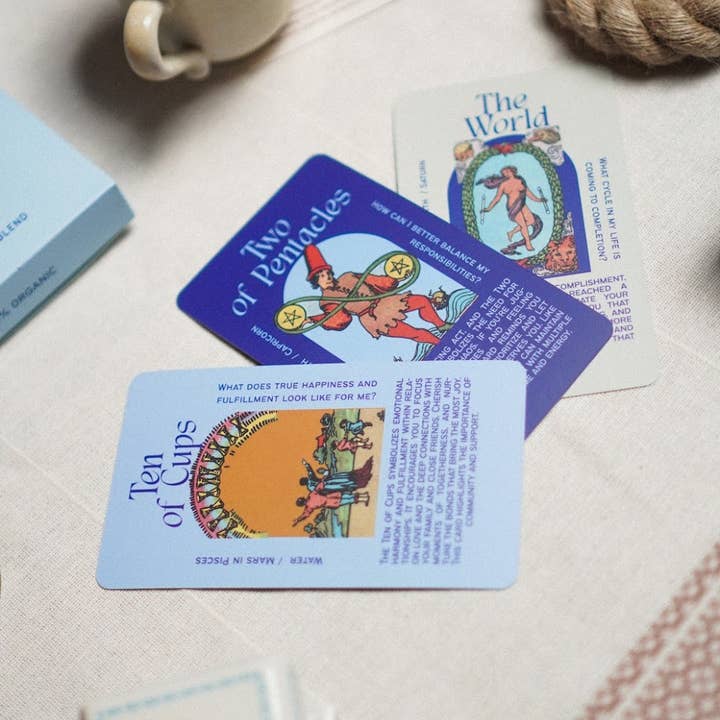 FLEURS - Wholesale Tarot/Oracle Card - TALIA TAROT DECK ❈ with correspondence/messages + astrology7