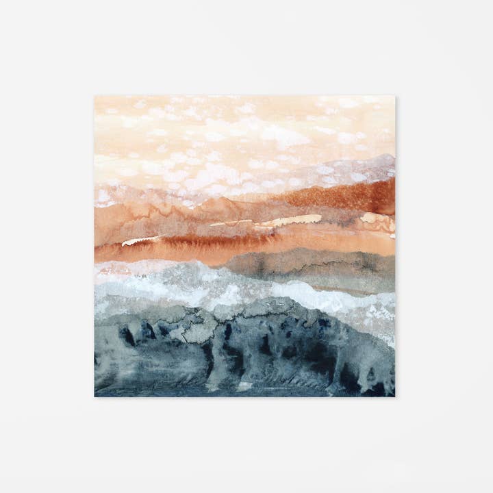 "Mini Moments No. 1" A Square Print by Lara Eckerman for wholesale by Lara Eckerman Art
