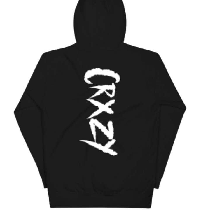 GrindCrxzy -Black and White Hoodie for wholesale by GrindCrxzy