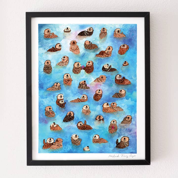 Otter overbelasting afdrukken voor wholesale door Party Mouse Studio