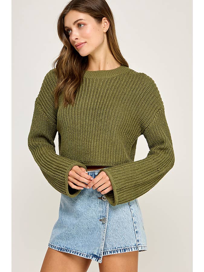 Miss Love - Wholesale Knit Sweater - Women's - WAFFLE KNIT SWEATER17