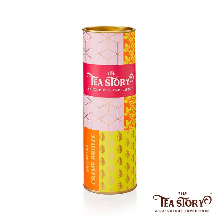 Tube à thé au jasmin Crème Brulée pour la vente par The Tea Story