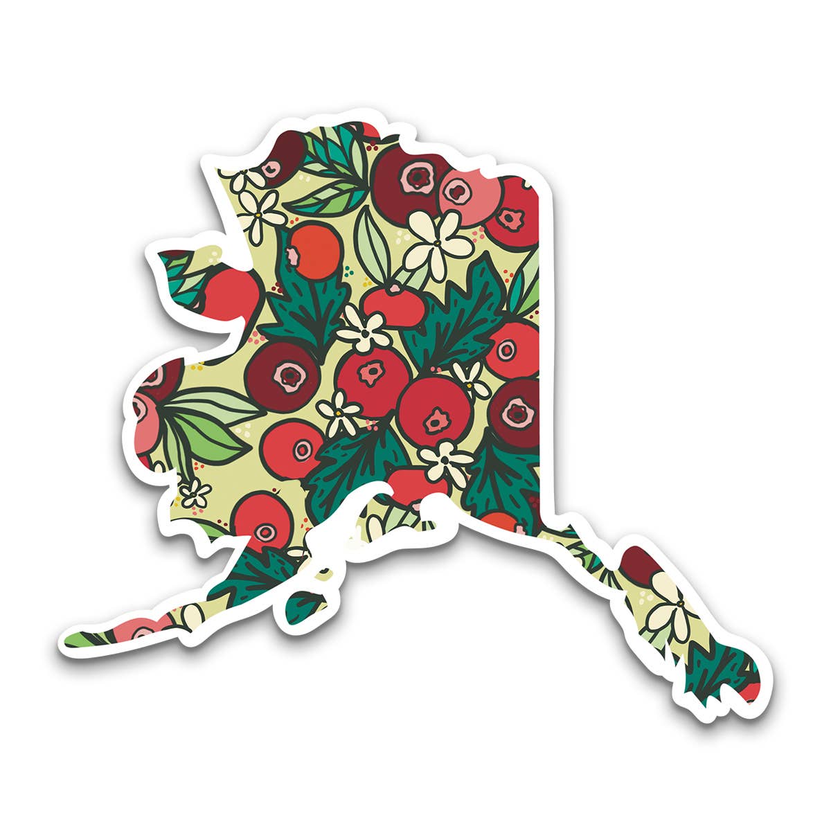 Sweet Humors – wholesale Sticker – Alaska Cranberry Vinyl Sticker0