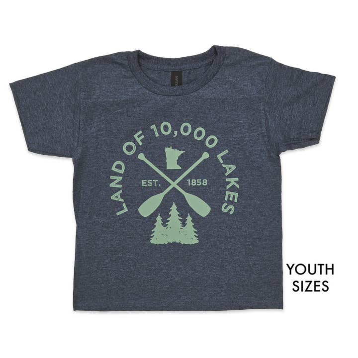 MN Lakes Tee - Youth for wholesale by 218 Clothing + Gift