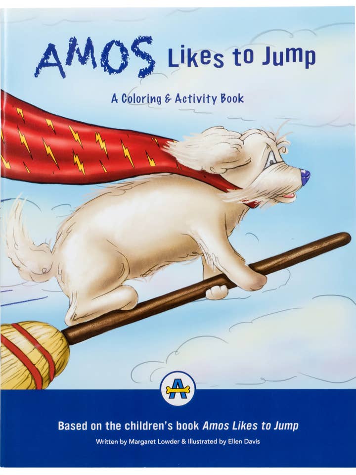 Amos Likes to Jump Coloring & Activity Book for wholesale by Amos Book Co.