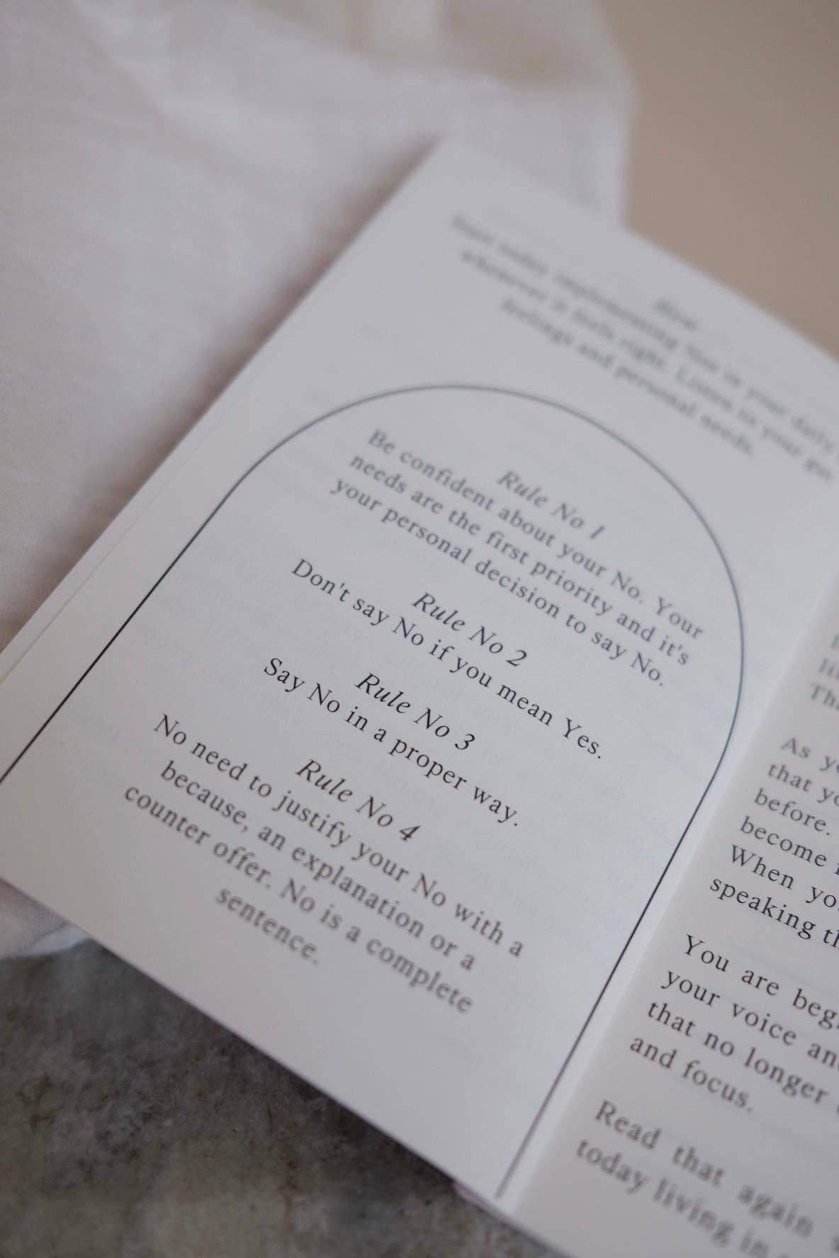 lavender THE LIFE BARN The No Book: Setting Boundaries for wholesale on Faire8