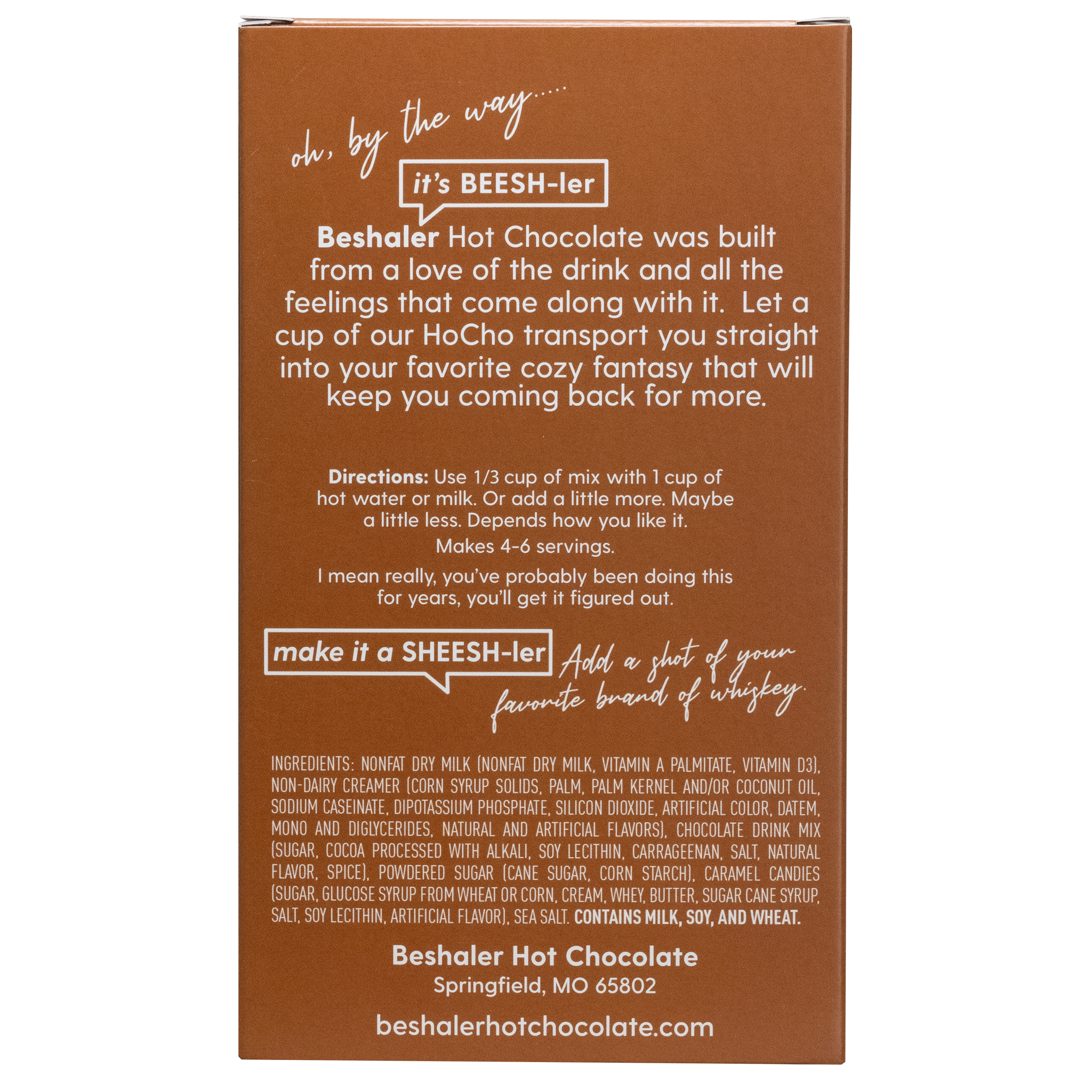 Beshaler Hot Chocolate - Wholesale Hot cocoa mix/kit - Salted Caramel Hot Chocolate1