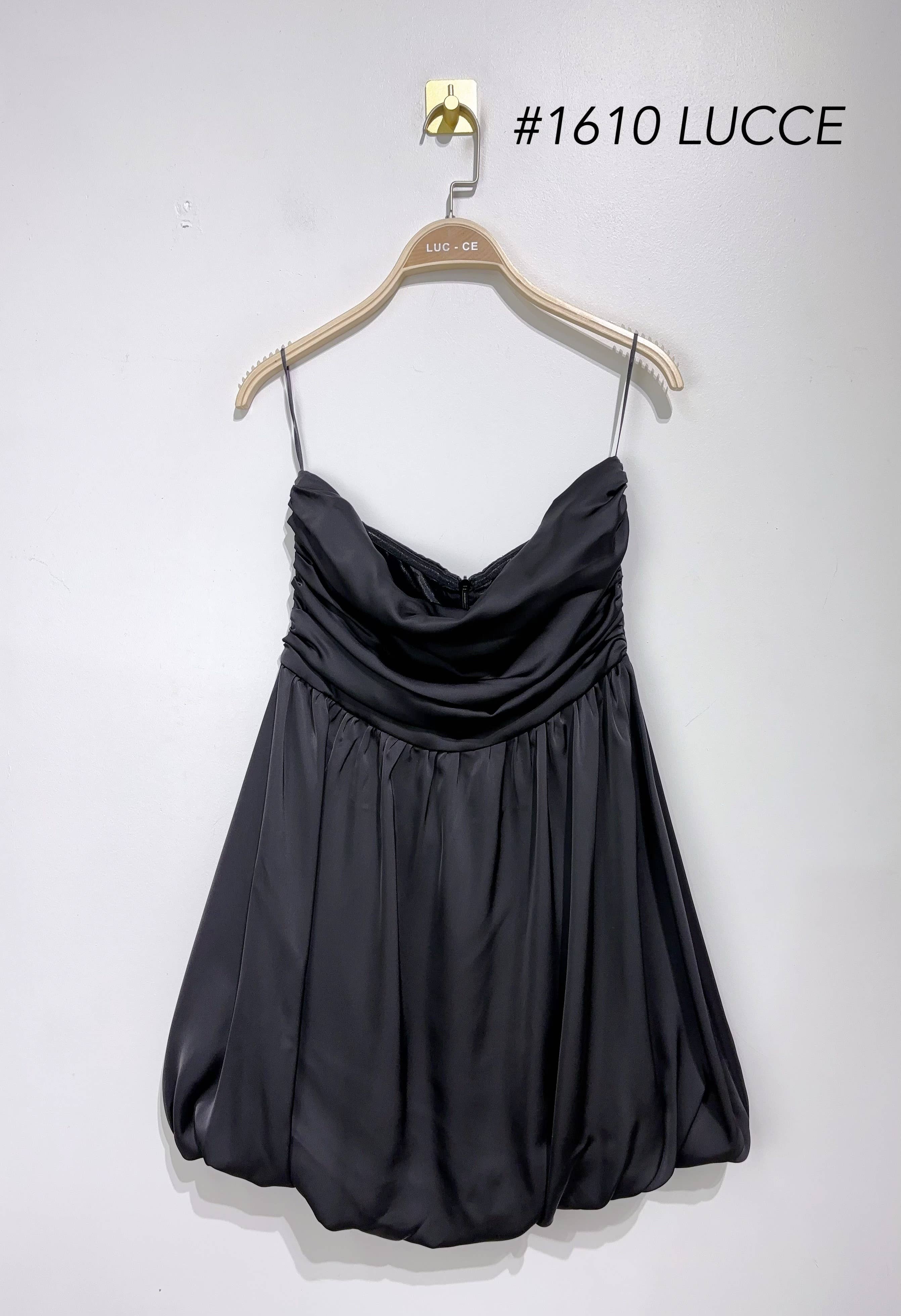 LUCCE - Vendita all'ingrosso Vestito - Donna - Abito in raso senza spalline con bustier plissettato - 16100