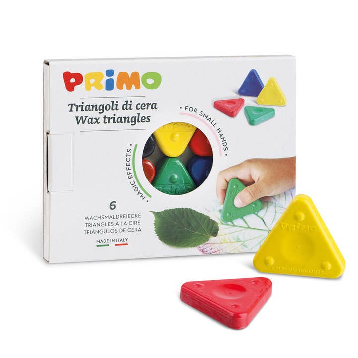 PRIMO Wax Triangles - Box of 6 for wholesale by Inside Out Toys