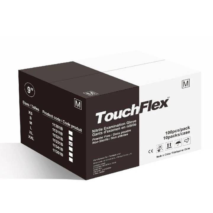 CLW Distributors INC - Wholesale Gloves - Unisex - Black Nitrile Disposable Gloves 4.5 Mil (100 gloves/ Box)